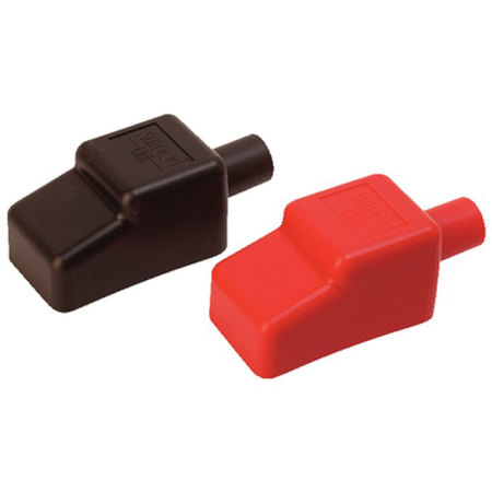 SEA-DOG Sea-Dog 415110-1 1/2" Battery Terminal Covers - Red/Black, Packaged 415110-1